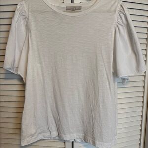 LOFT White Boxy Short Sleeve T-Shirt